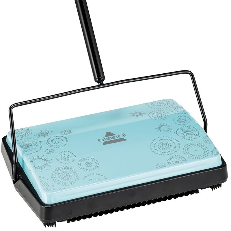 Embracing Clean with My Bissell Refresh Manual Sweeper in Blue