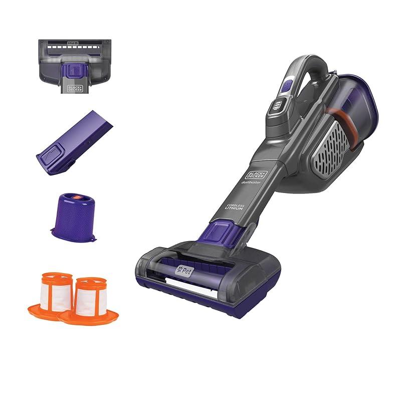 Impressive suction power in the BLACK+DECKER Dust Buster for pets!