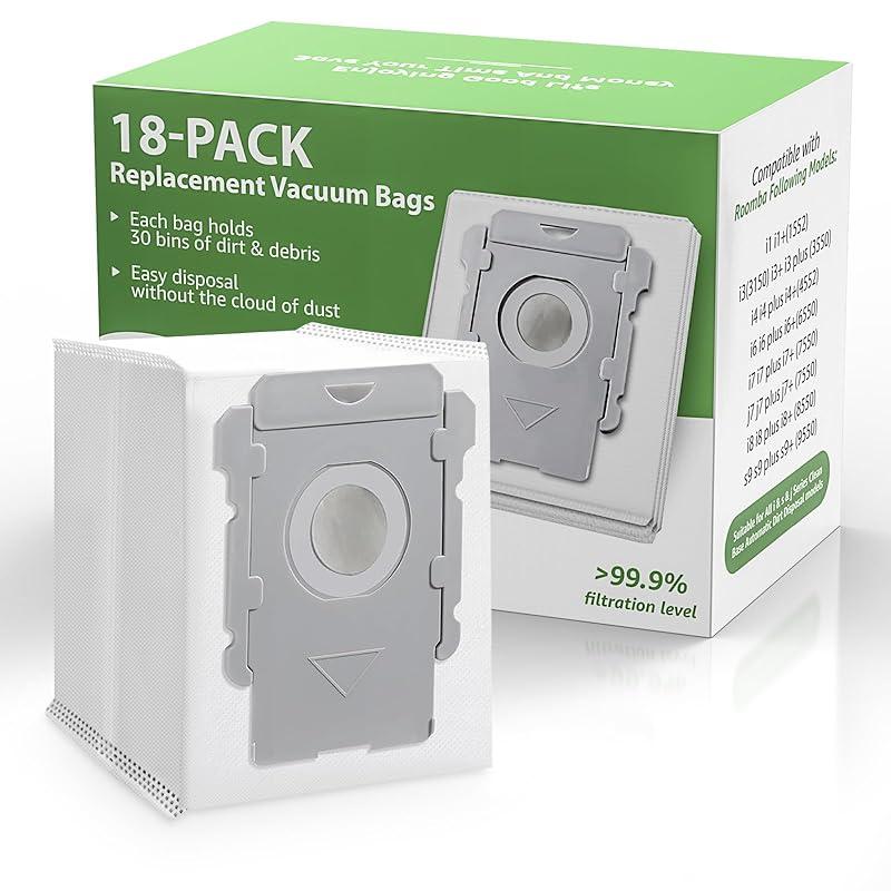 Convenient 18-Pack Vacuum Bags for Roomba Users