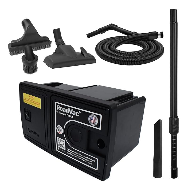 Efficient Cleaning Made Easy: The Compact RV Vacuum System Delivers!