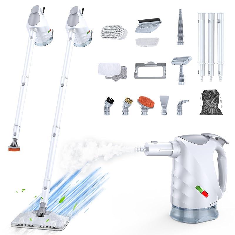 Effortless Cleaning with the ScrubWiz Portable Steam Cleaner!