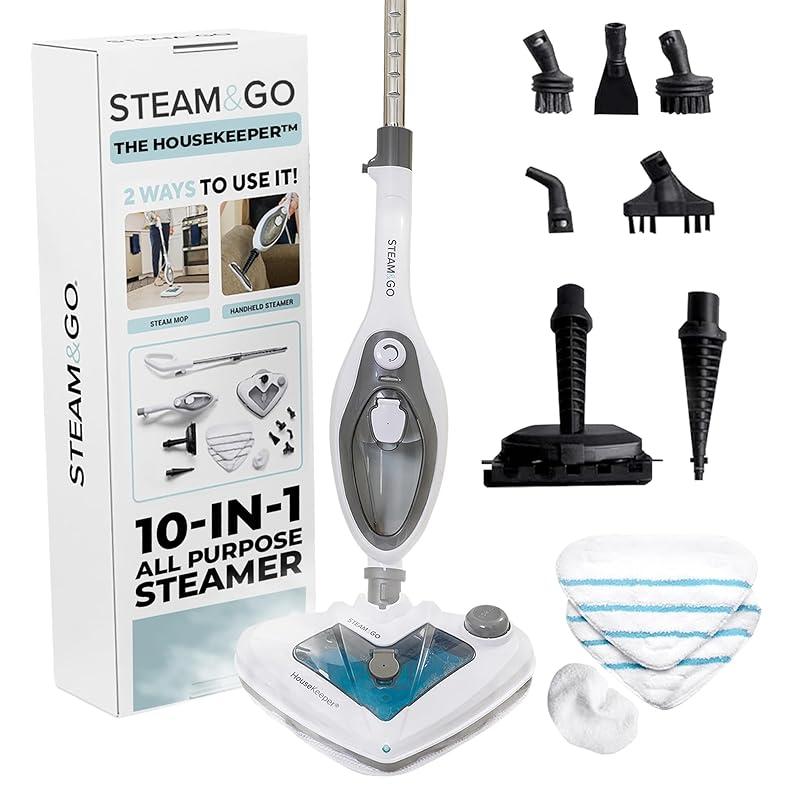 Steam and Go 10-in-1 Mop: Versatile Cleaning Power for Every Surface