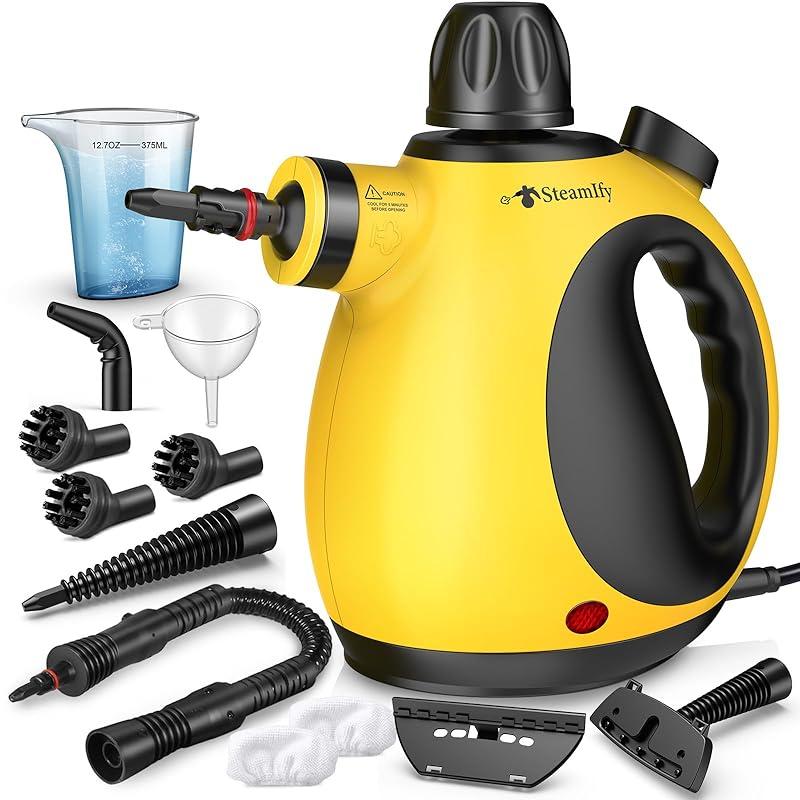 Impressive Versatility: The Handheld Steam Cleaner with 12 Accessories