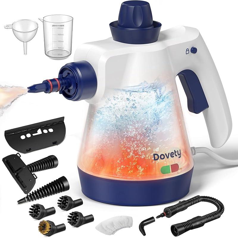 Powerful Handheld Steam Cleaner with 12 Accessories: A Game Changer!