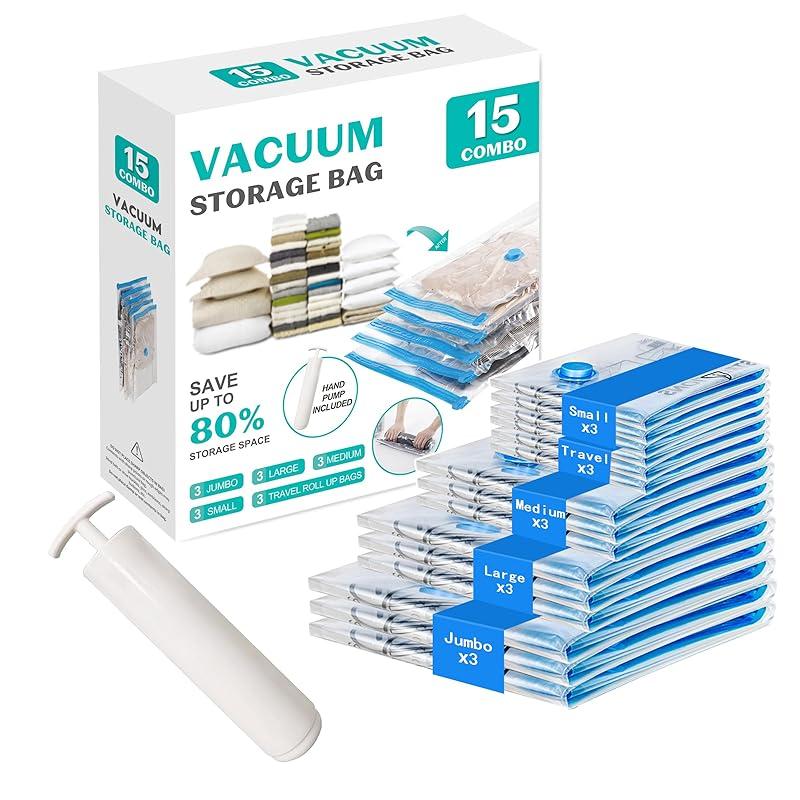 Effortless Packing with 15 Pack Vacuum Seal Bags for Travel!